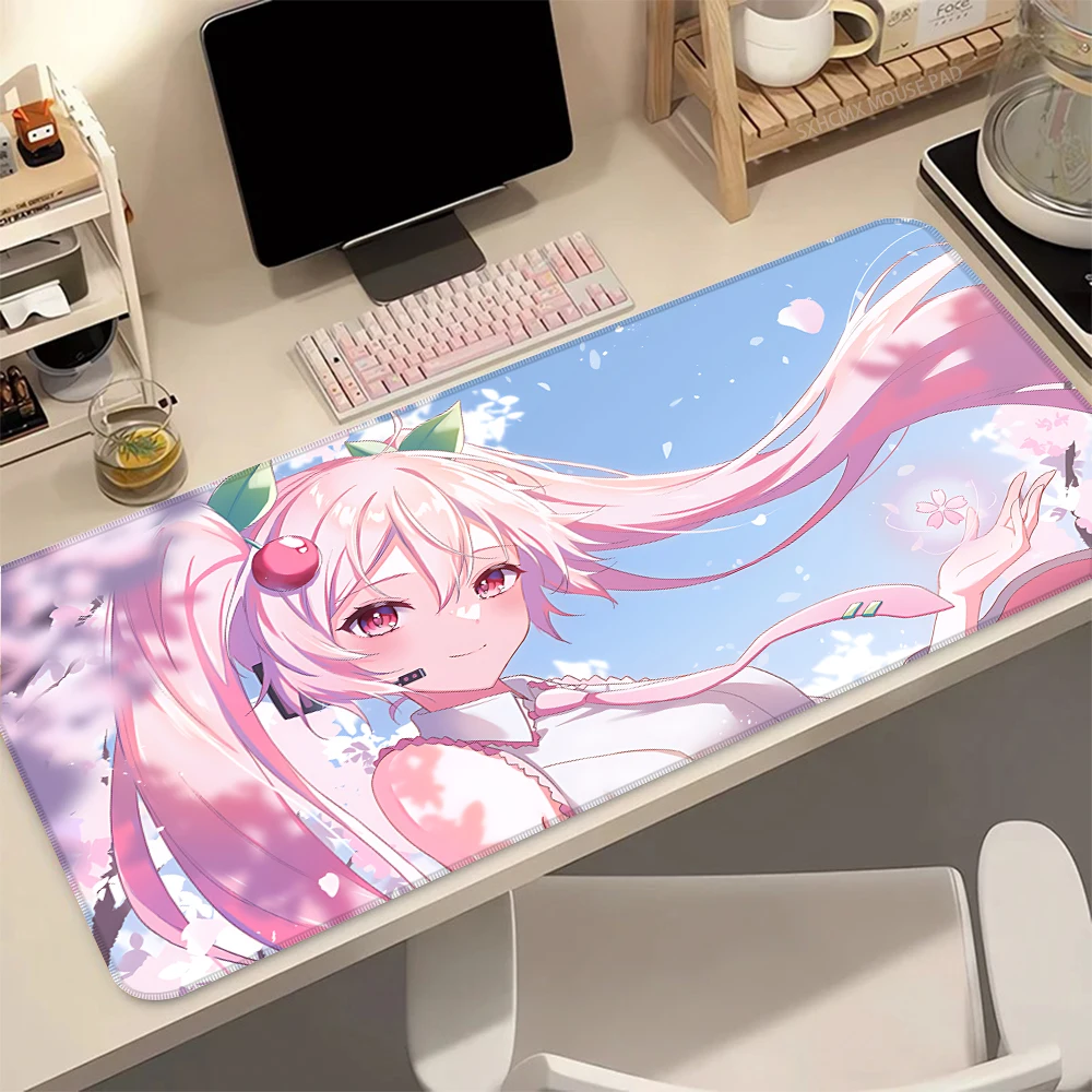 H-Hatsune M-Miku 핑크 사쿠라 카와이 대형 - Pc Gaming Hatsune Miku 리뷰 및 가격