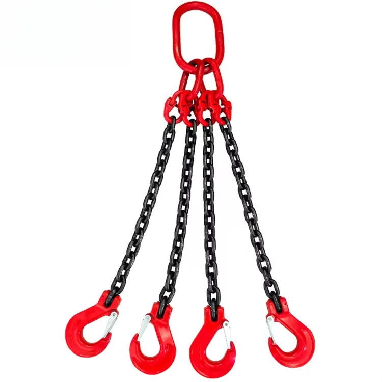 Alloy steel welded chain sling heavy cargo crane