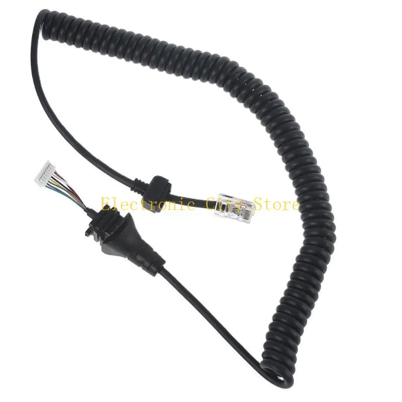 Cable cable cable micrófonos micrófonos reemplazo para IC-F121 IC-F951 IC-F1721D HU8D