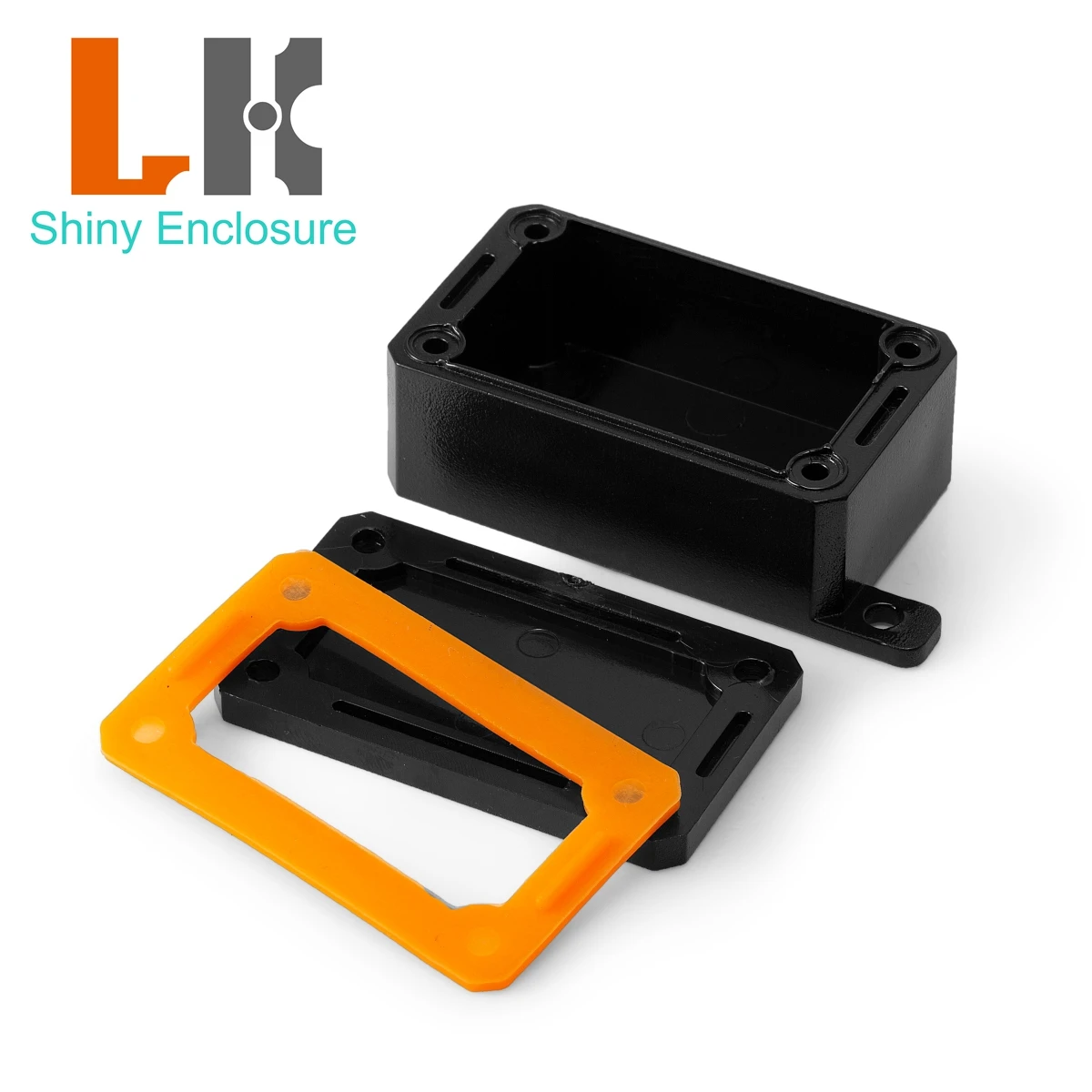 Customized Outdoor Black Pc Flame Retardant Ip68 Junction Box 50x30x21mm Electronic Waterproof Plastic Enclosures Case Box