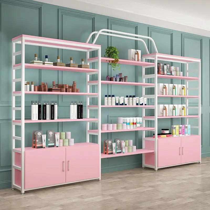 Cosmetics Display Cabinet Store Beauty Salon Product Cabinet Maternal and Infant Store Shelf