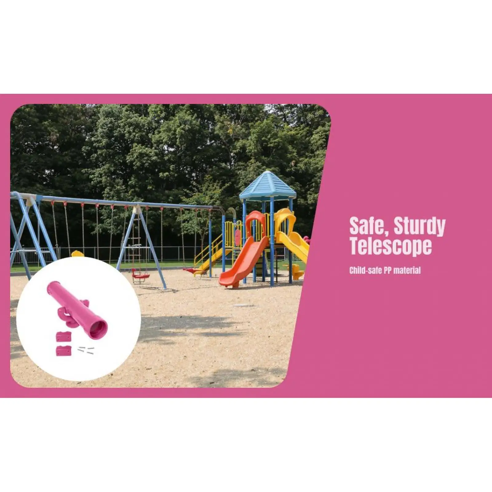 Telescopio da gioco all'aperto Parco giochi creativo Set da gioco per telescopio pirata per