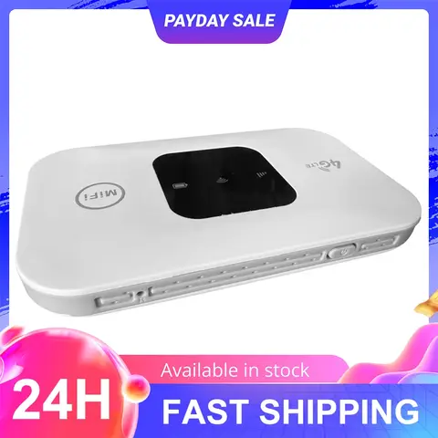 150Mbps 4G Wireless Router 2100mAh with SIM Card Slot Wide Coverage 4G Pocket WiFi Router Portable Wireless Modem