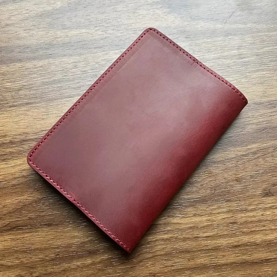 Francais Passport Cover Genuine Leather with Original French Logo