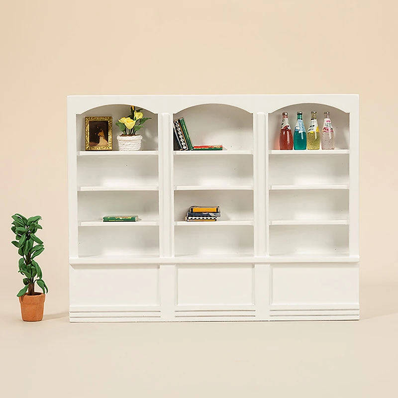 Vitrina de casa de muñecas 1:12, Mini muebles para sala de estar, ventana, escaparate, mesa, juego de escritorio, accesorios para casa de muñecas