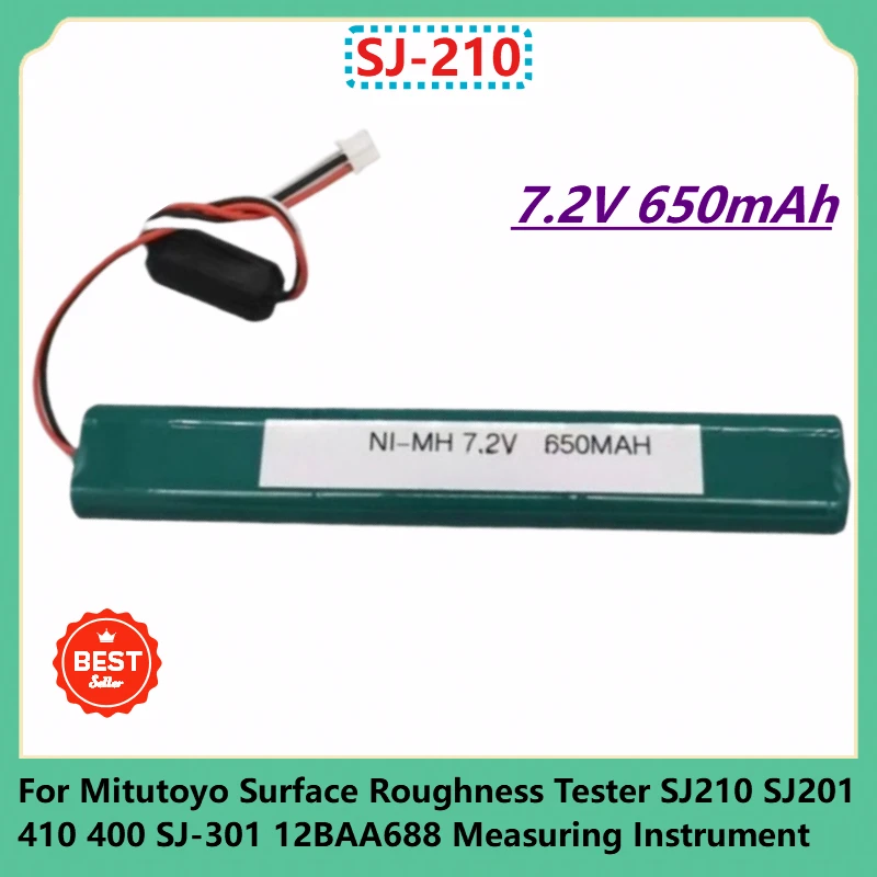 SJ-301 SJ210 7.2V 4000mAh For Mitutoyo Surface Roughness Tester SJ210 SJ201 410 400 SJ-301 12BAA688 Measuring Instrument Battery