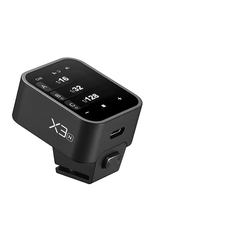 Godox Flash sem fio gatilho, OLED Touch Screen transmissor, carga rápida para Canon, Nikon, Sony, Fujifilm, X3, TTL, HSS, 2.4G