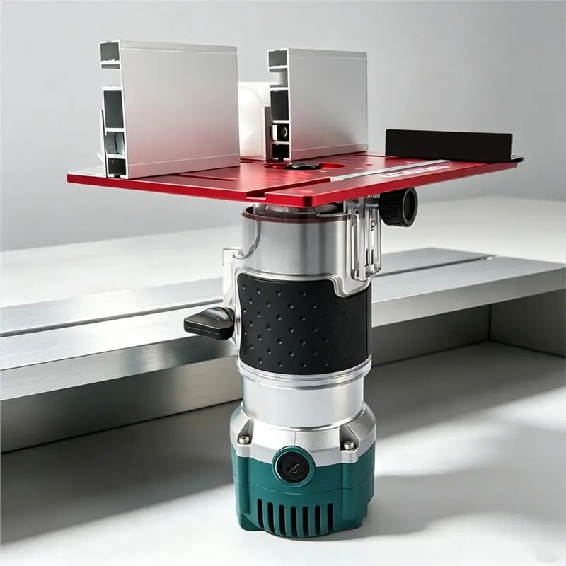VEHO-Woodworking For Router System With Aluminum Lift Kit Table Insert Plate-Adjustable For Router Tables