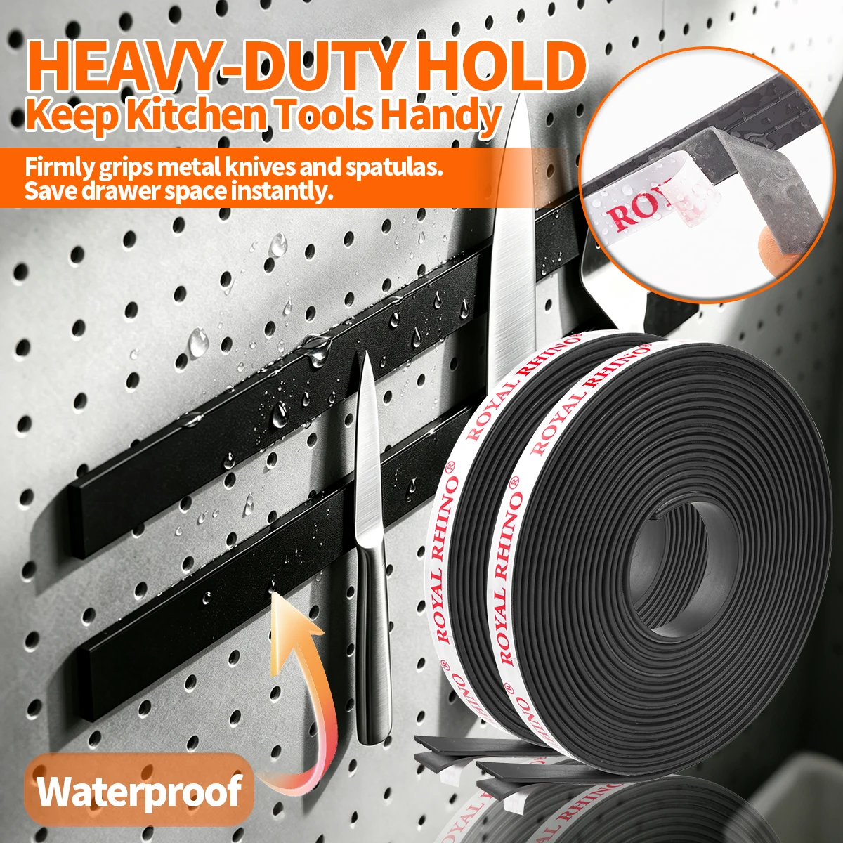 Magnetic Tape-Flexible Self-Adhesive Strong Flexible Magnet Suitable for Refrigerator Photo Office Poster Magnetic Stripe Tool