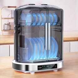 Vertical Disinfection Cabinet 220V Home Small Table Drying Disinfecting Cupboard Kitchen UV Negative Ion Sterilize كبائن تعقيم