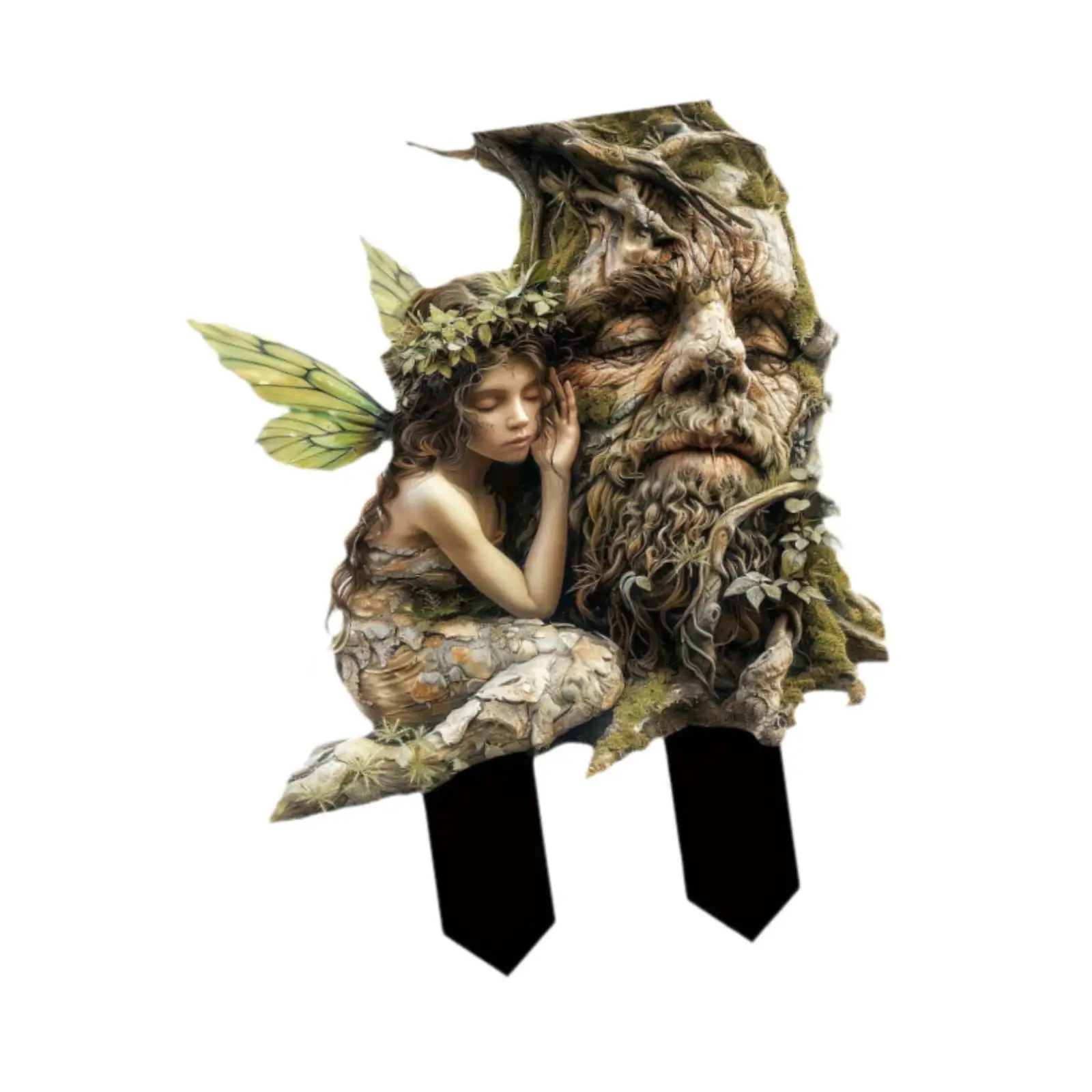Fairy Garden Stake, Decorative ,2D Art, Waterproof, Creative Crafts Lawn Decoration Yard Sign for Outdoor Outside Sidewalk
