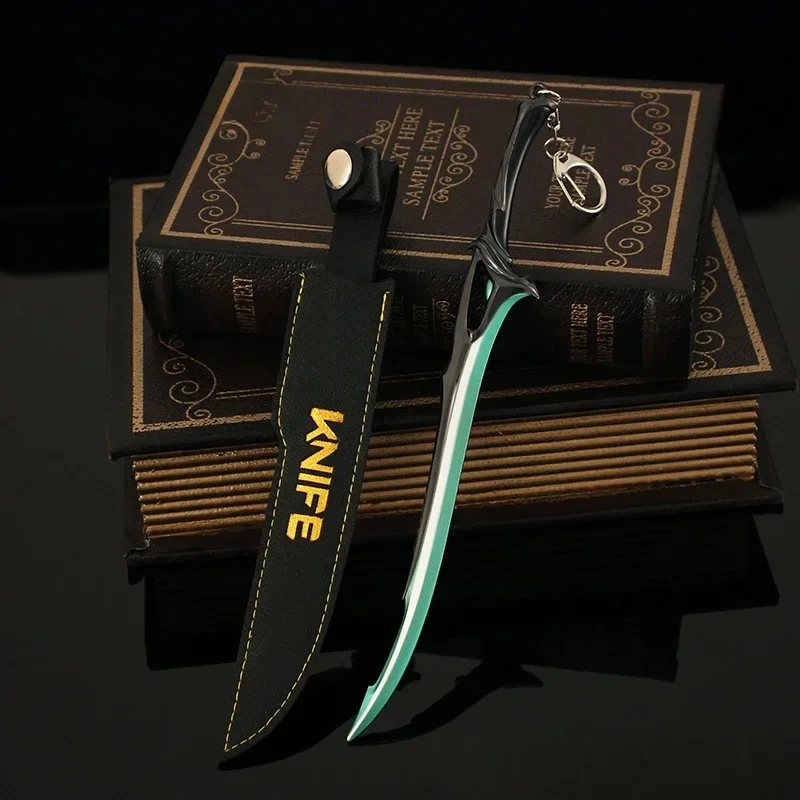 21 centimetri Valorant Arma Eterna Sovrano Gioco Agenti Periferici Melee Metallo Katana Samurai Spada Raccogliere Ornamento Artigianato Regalo Giocattoli