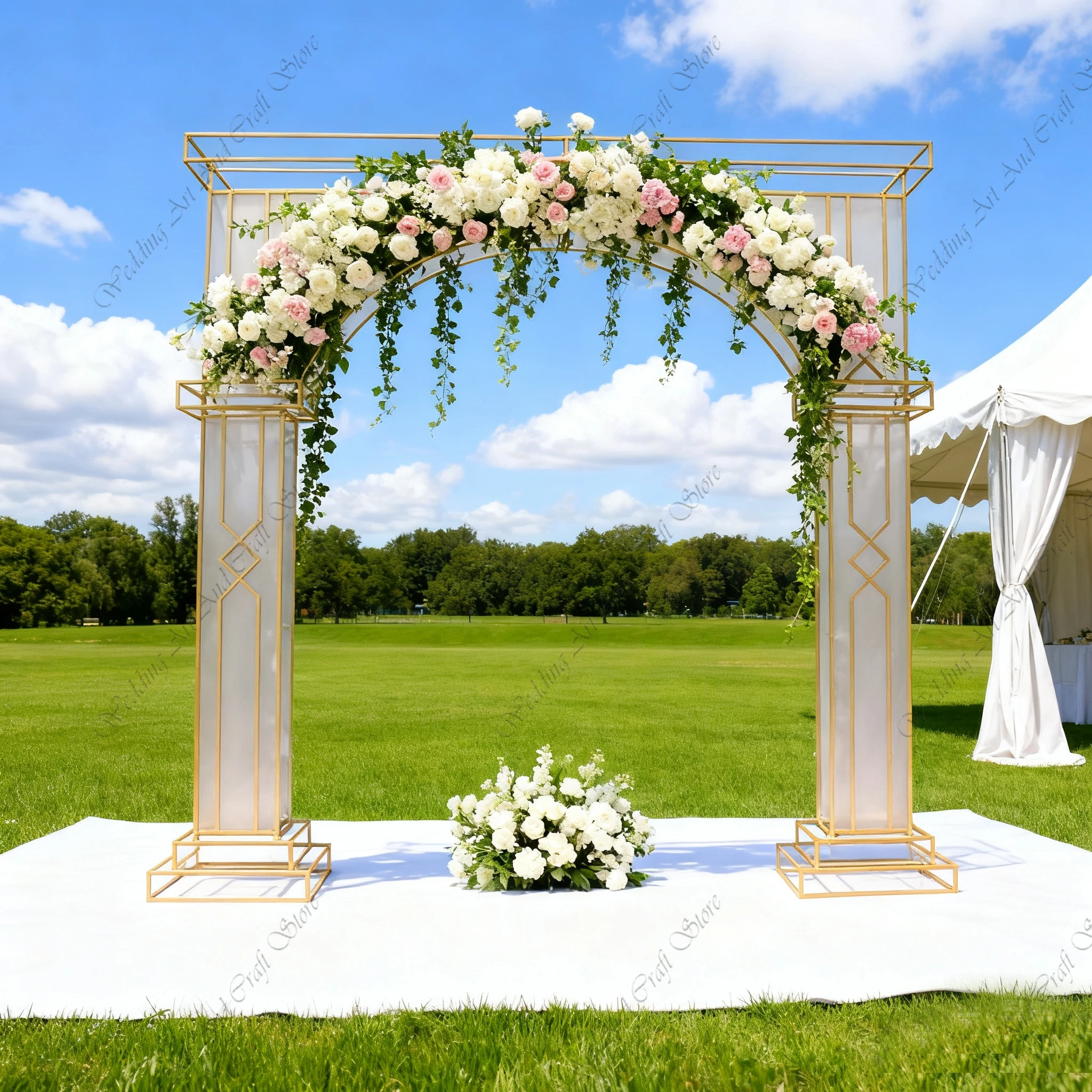 

1 шт. f30 2-2,8 м сверхмощная большая уличная свадебная арка, внутренняя металлическая свадебная цветочная арка, рамка, подставка для фона для ivy230