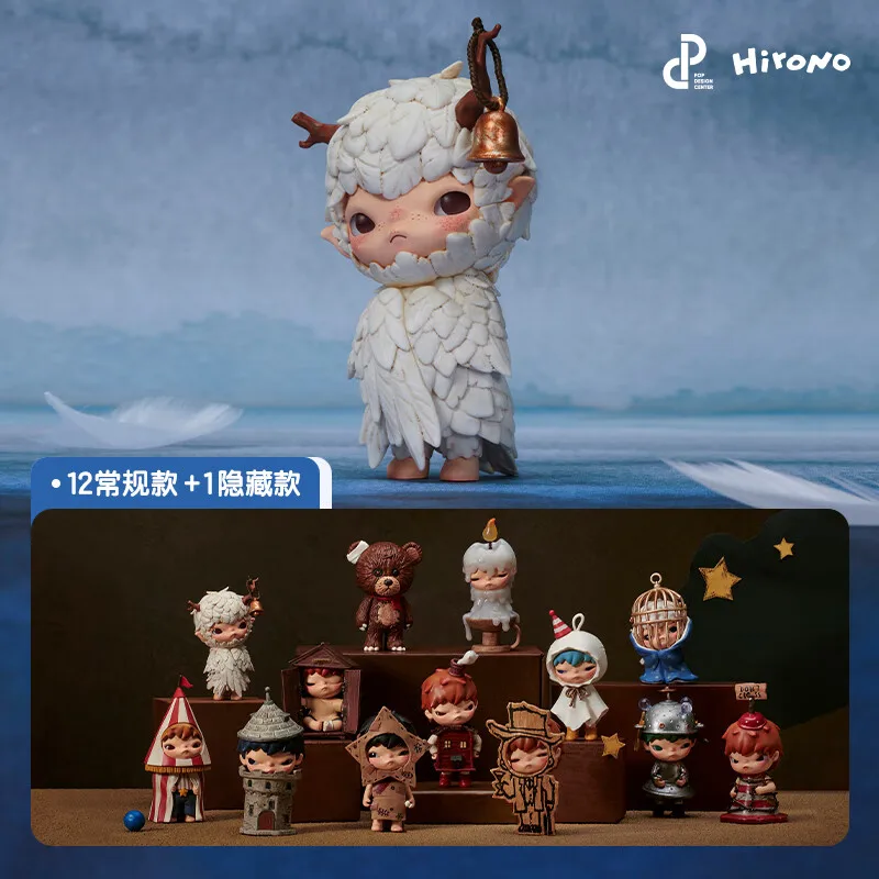 

Hirono X V6 Shelter Series Kawaii Blind Box Anime Figurine Collectible Model Toy Doll for Birthday Gifts