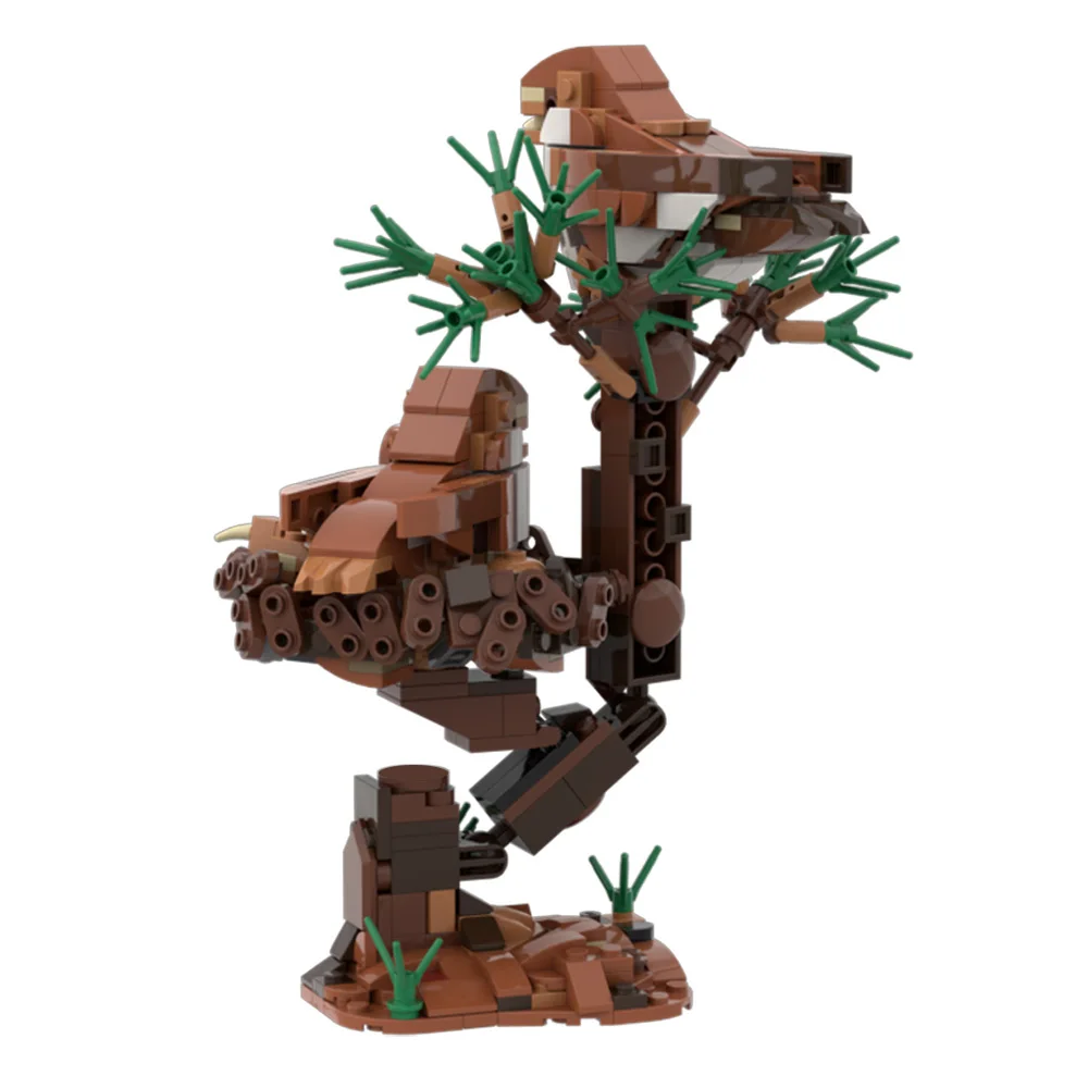 

MOC Two Little Birds Model Building Blocks 3D Forest Animals Cute Birds Family Sparrow Pets Bricks DIY STEM Toys Adults Gift