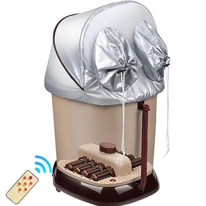 

Foot bucket over calf high deep flush knee foot bath automatic massage electric foot bath heating household