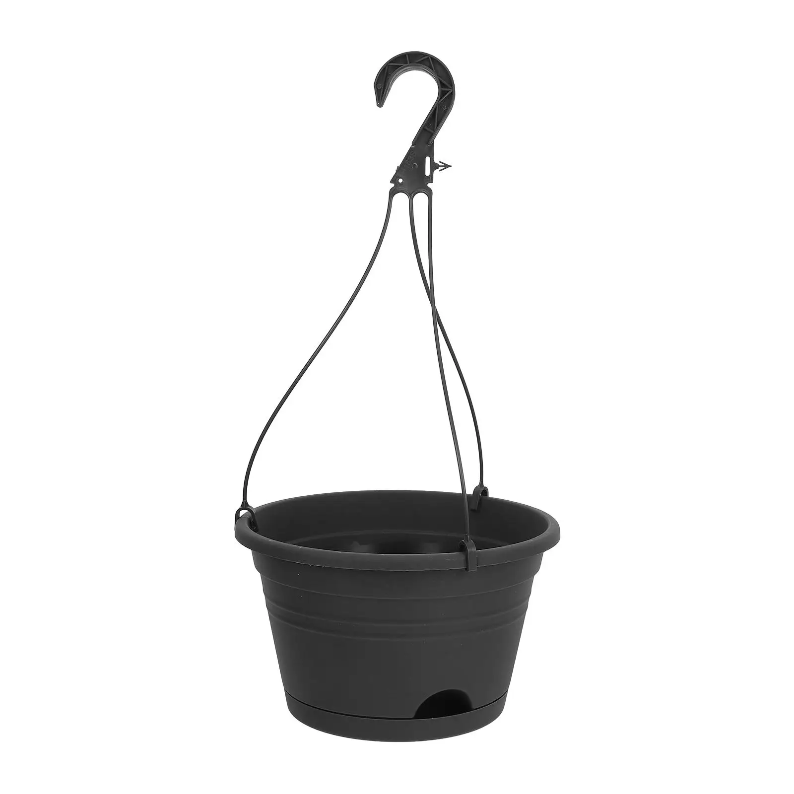 

Plastic Hanging Flowerpot Durable Safe Material Modern Design Balcony Decor Plant Pot Garden Planter Space Saving Practical