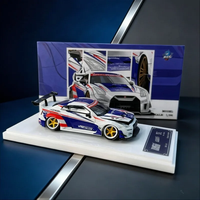 Demon King Auto Malaysia Exhibition 1:64 Pagani Flower Ya R34 R35  F40 Porsche 911 BMW M4  Alloy Car Model gifts for men