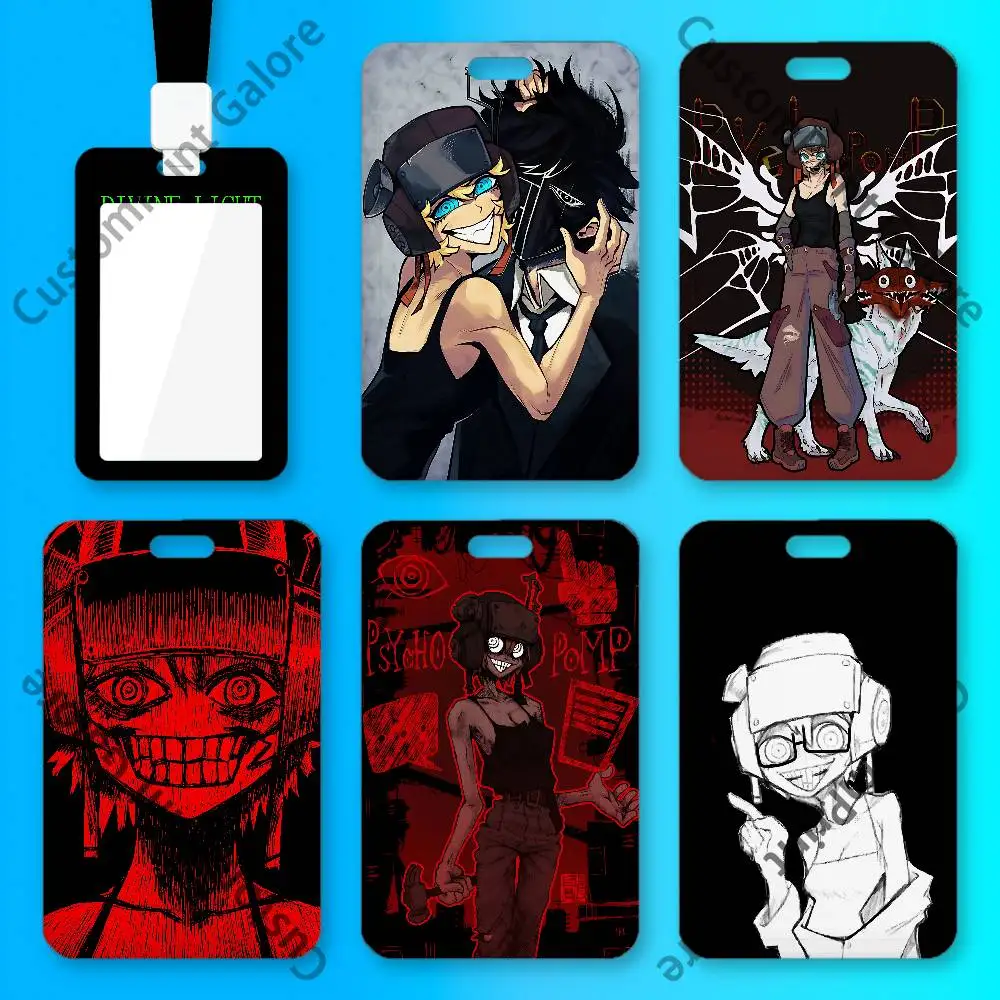 

V-Vena P-Psychopomp Game PVC ID Card Holder Badge Office Work Card Sleeve Anti-Scratch Case for Employee Cards