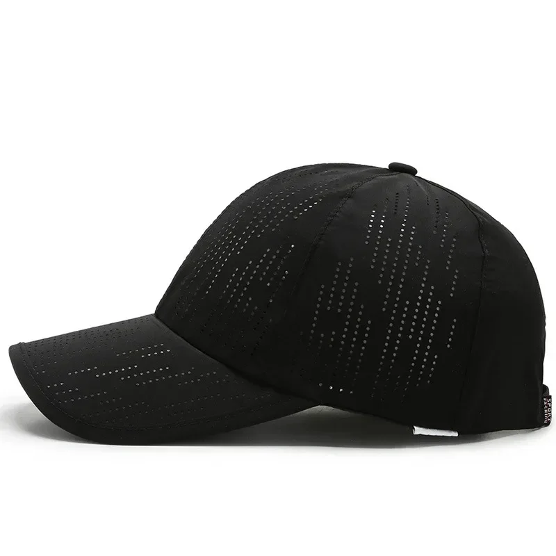 

Бейсболка, регулируемая шляпа Snapback, шляпа от солнца, летняя спортивная кепка унисекс для дальнобойщика на открытом воздухе, быстросохнущие шапки, чистый цвет, мужские кепки