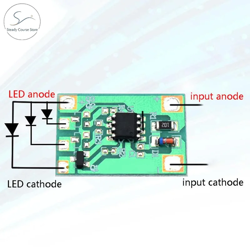3V6V12V Easy Install Slow Breathing Light Module 3-way 300mAh Reusable Soft Lamp DIY School Electronics Activities