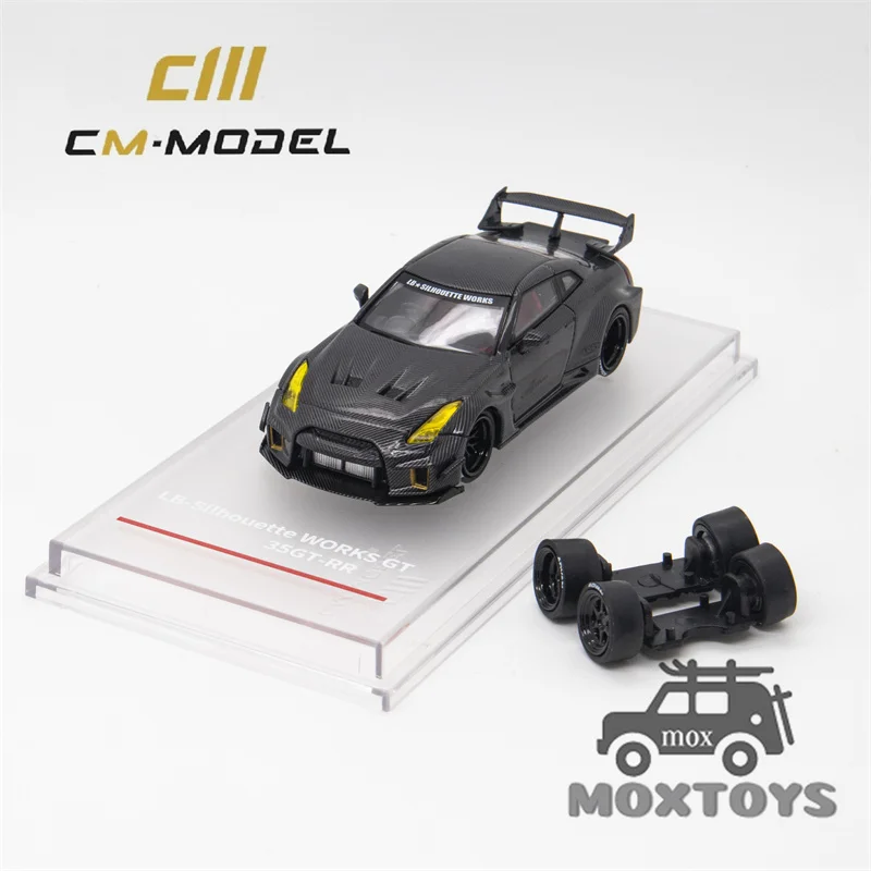 

CM MODEL 1:64 LBWK GT35RR Super silhouette Full Carbon Diecast Model Car