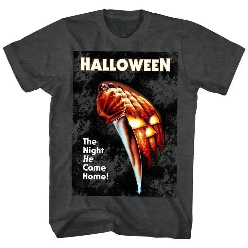 Halloween Pumpkin Knife Came Home Men's T Shirt