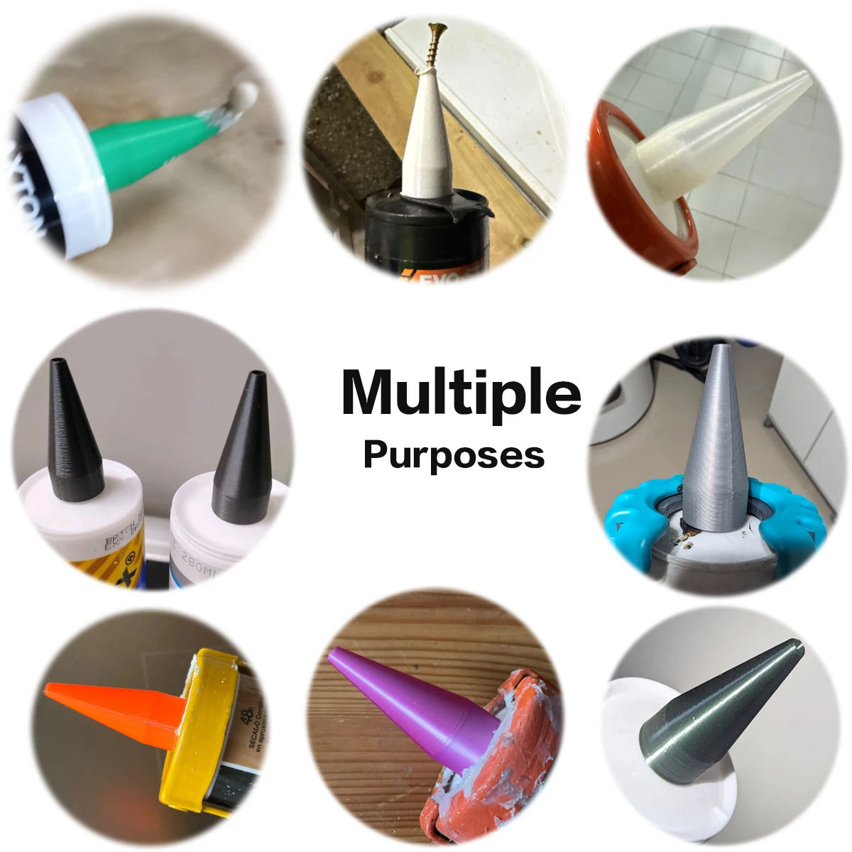 2/15Pcs Carbon Powder Bottle Nozzle, Glue Gun Replacement Nozzle, Plastic Tapered Glue Nozzle, Ink Cartridge Powder Nozzle, Dispensing Bottle Nozzle Cap, Sealed Dispensing Nozzle, DIY Glue Application Accessories, Repair Powder Injection Head, Industrial Dispensing Nozzle, Dispensing Tool, Seam Sealing Glue Head, Manual Glue Dispensing Nozzle, Multi-Purpose Tapered Liquid Dispensing Nozzle