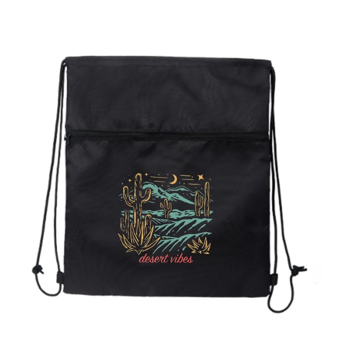 

Desert Vibes Cactus Art Легкий простой спортивный рюкзак Сумка для компьютера Повседневный повседневный рюкзак