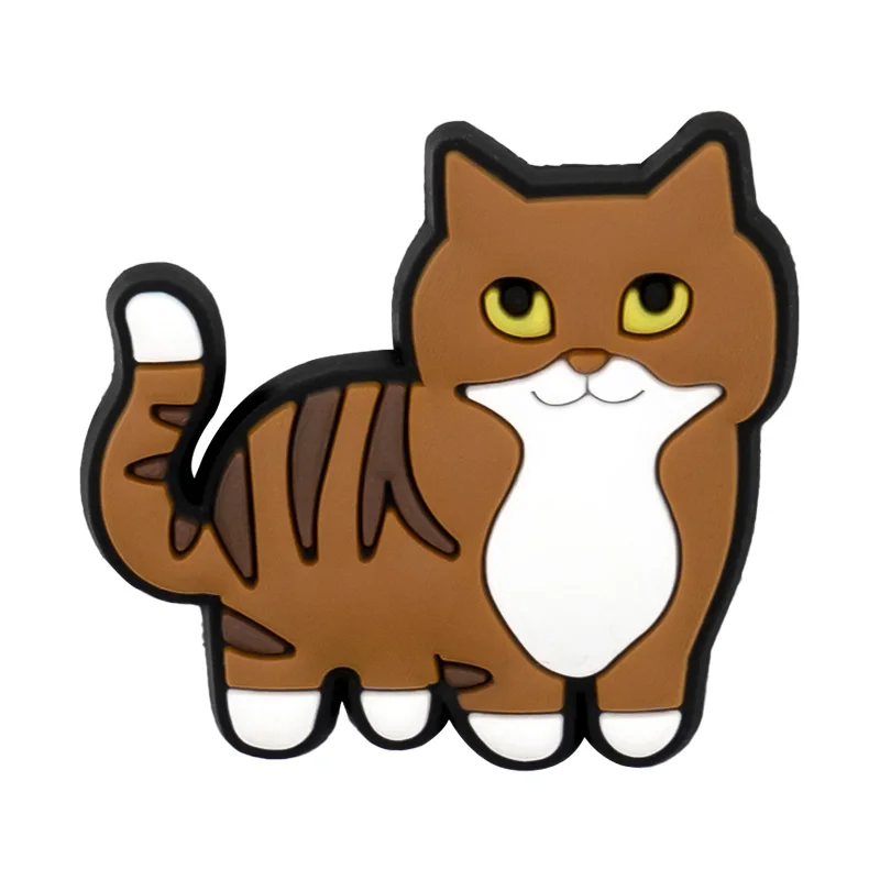 1/25 stücke Nette Tiere Schuh Charms DIY Frauen Mädchen Hund Fuchs Eule Katze Panda Fledermaus Bier Schuh Zubehör Salamander Hai pin Clog – Detail 24