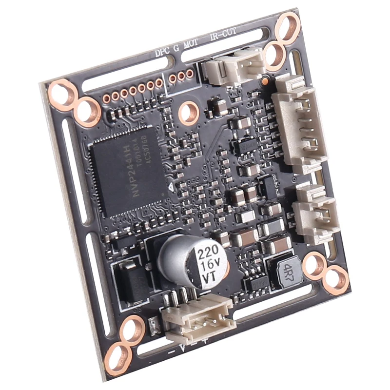 Carte PCB de technologie de caméra de vidéosurveillance Starlight, faible éclairage, 0,0001 lux, NVP2441 + IMX323 HD, 4 en 1, AHD TVI CVI CVBS, 2MP