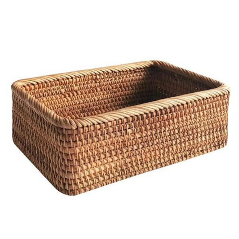 

Rattan Storage Basket Traditional Rattan Storage Basket Home Living Basket Fruit Basket Picnic Basket Handicrafts