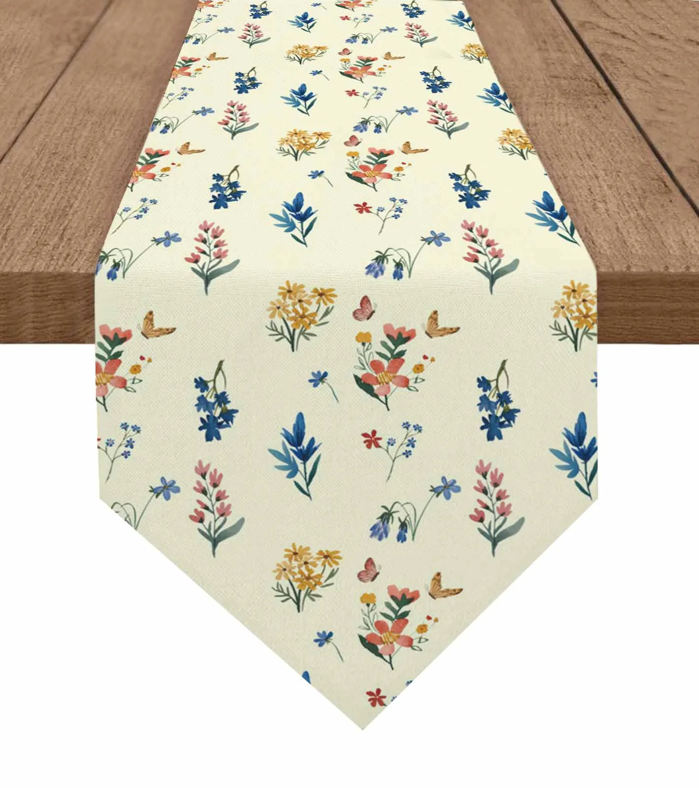 

Ретро дикие цветы красочные скатерти крышка хлопок лен декор свадебного стола скатерть кухонный декор