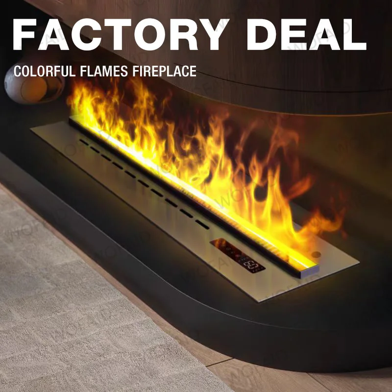 

2025 B2B Best Seller Hotel Lobby Mist Fireplace:Custom Width Colorful Fireplaces CE/EMC Wholesale Discount Some Country Free VAT