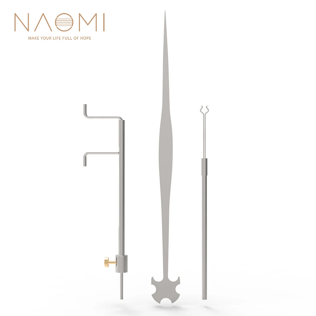 

NAOMI Cello Luthier Tools Sound Post Gauge Measurer Retriever Clip SET Violin Family Parts & Accessories For Cello New