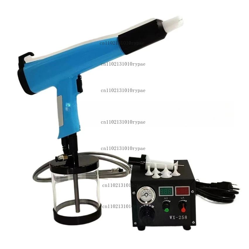 WX-258 Portable Powder Coating Machine Electrostatic Powder Sprayer For Car Wheel Hub Modification Spraying