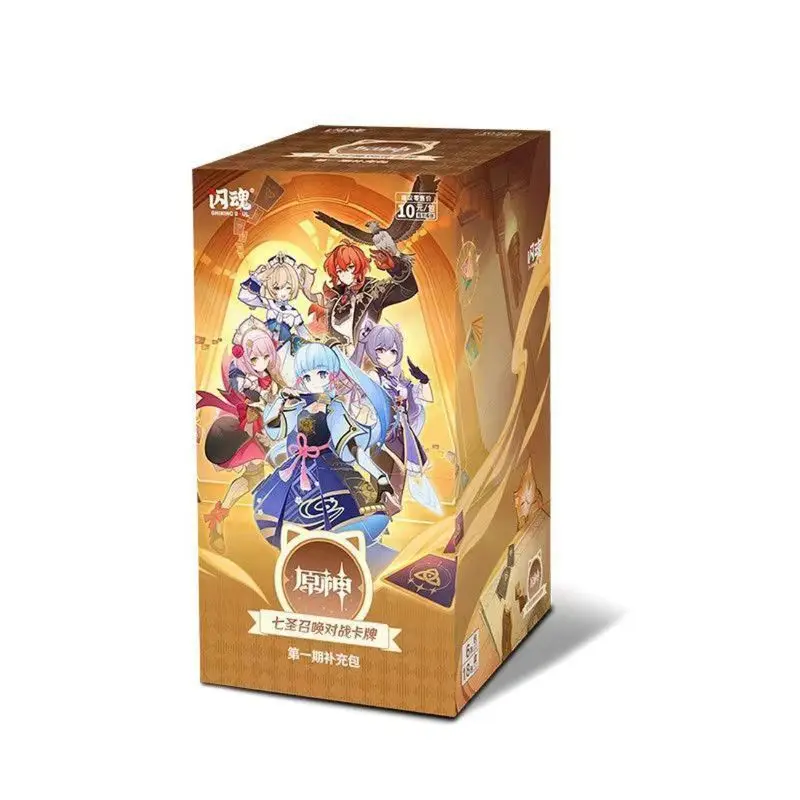 Hot Genshin Impact Game Seven Saints Call Battle Card Game Accessoires Card Supplement Pakket Card Verzamelen Hobby Game Card