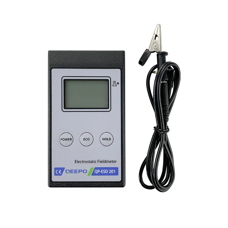 QEEPO Easy-to-use handheld electrostatic static field meter measures static voltages device