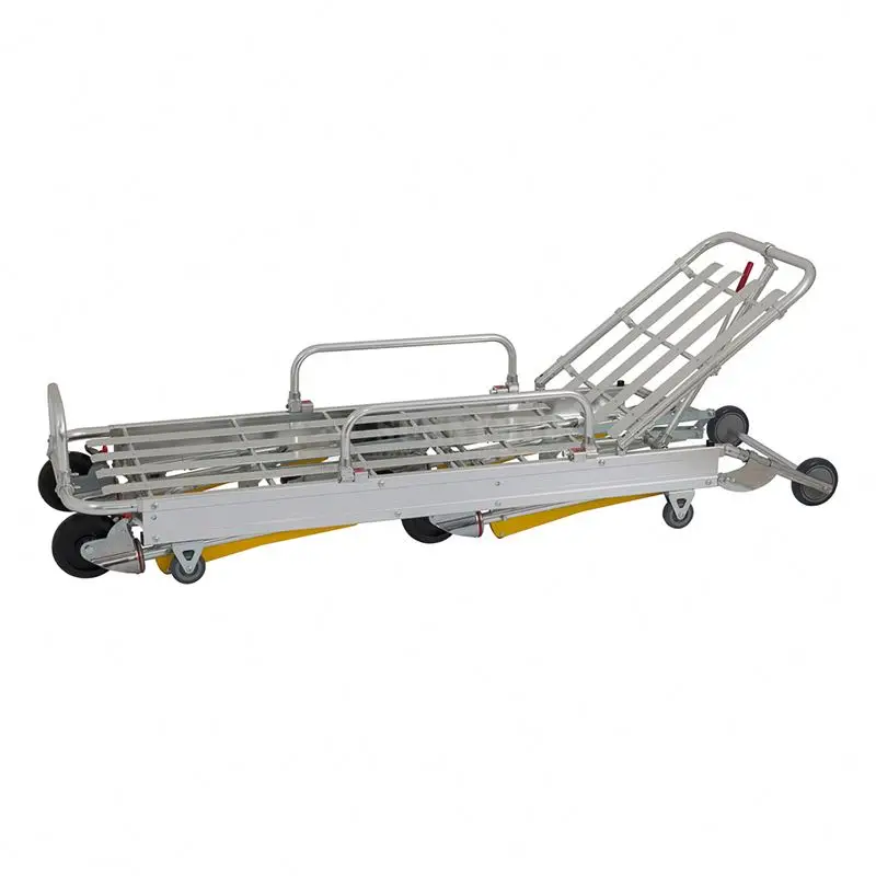 Stable Ambulance Car Use First Aid Stretcher Emergency Trolley Durable Hospital Folding Stretcher