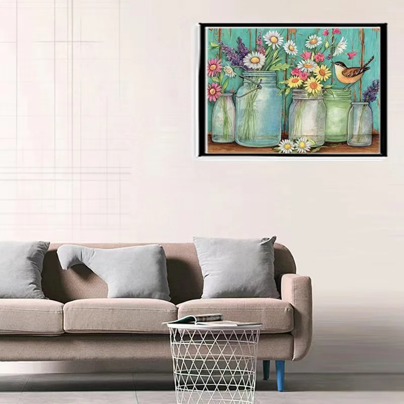 30x40 cm decorative diamond painting—easy to get started with and simple to complete, complete with detailed instructions