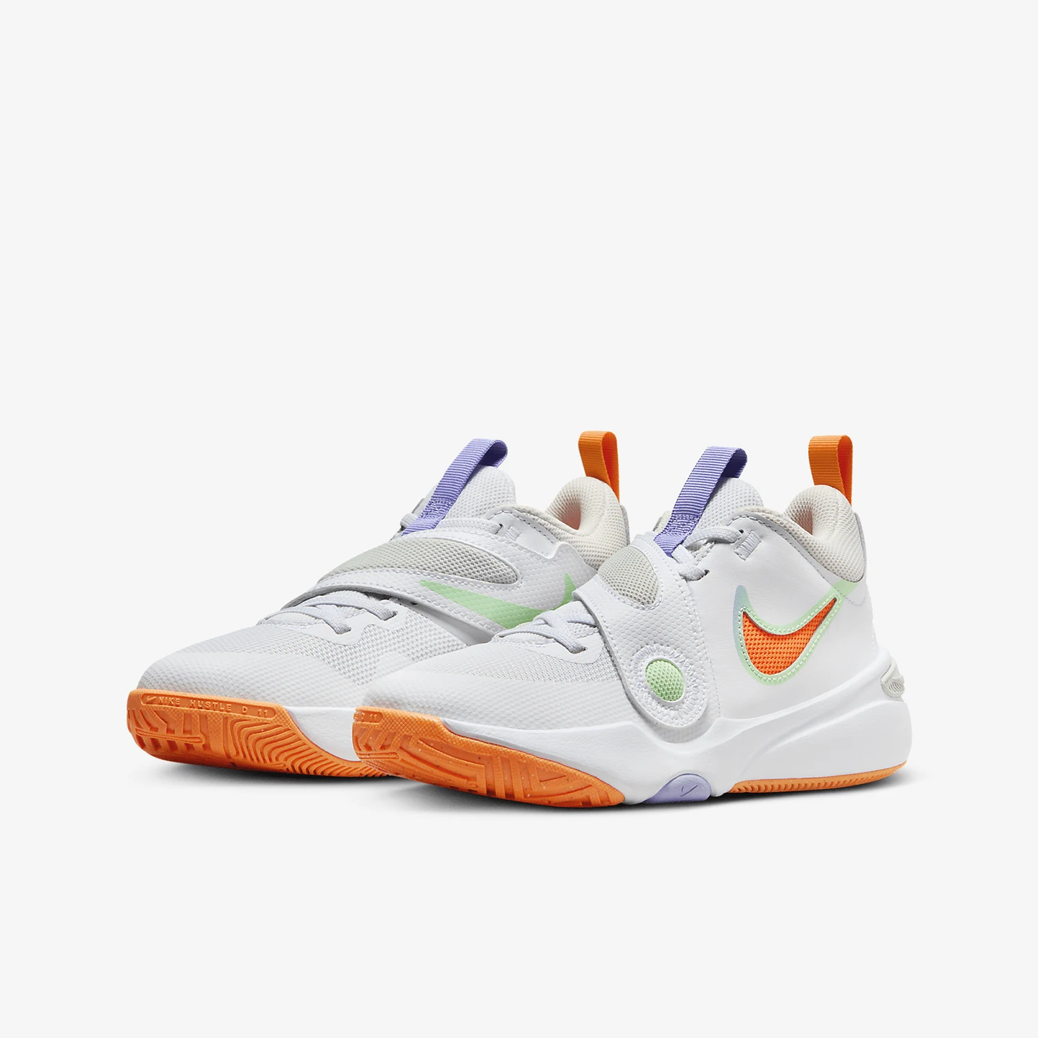 

Женские школьные баскетбольные кроссовки Nike Genuine Team Hustle D11 GS DV8996-103