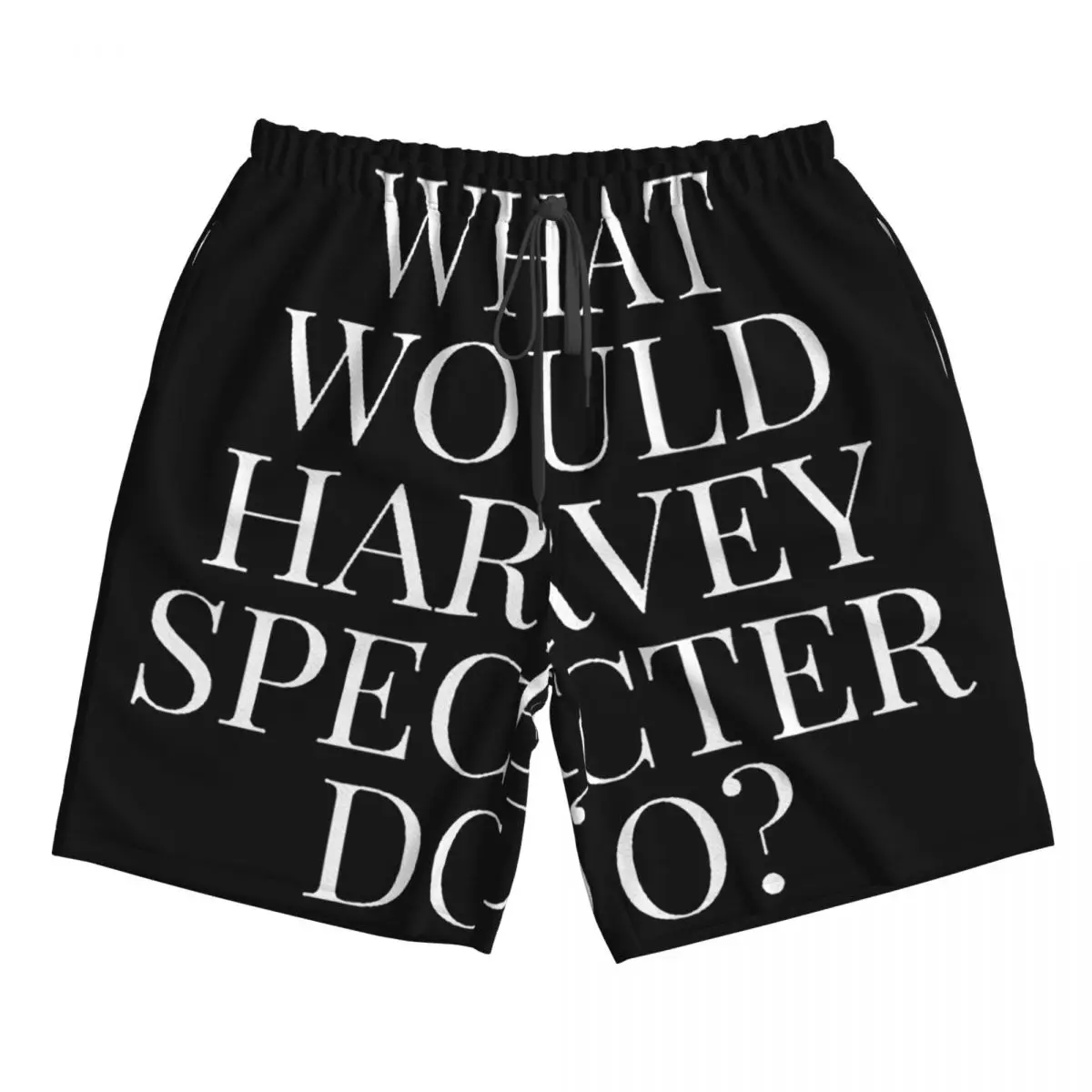 

What Would Harvey Specter Do V2 Trunks Beach Board Shorts Casual Quick Dry Swimming Summer Men Pants