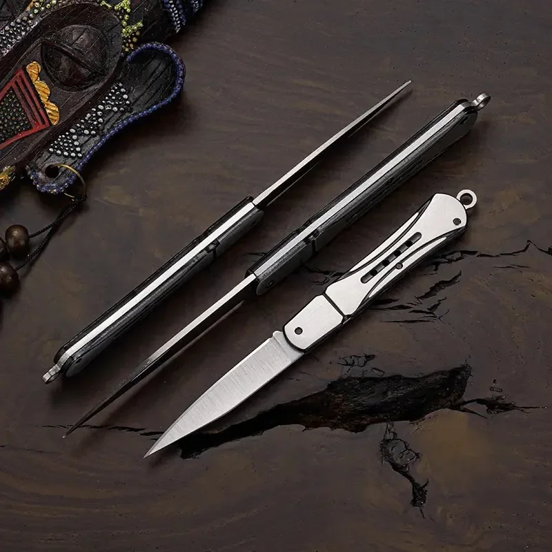 3CR13 Stainless Steel Sharp Blade Folding Knife Otdoor Camping Portable Pocket Knives Survival Hand Tools 12cm / 14cm / 16cm