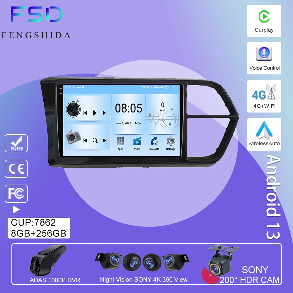 

Android 13 For VW Volkswagen Jetta VS5 2020 Head Unit Car Radio Player GPS Navigation Multimedia Carplay QLED Screen 5G WIFI DSP