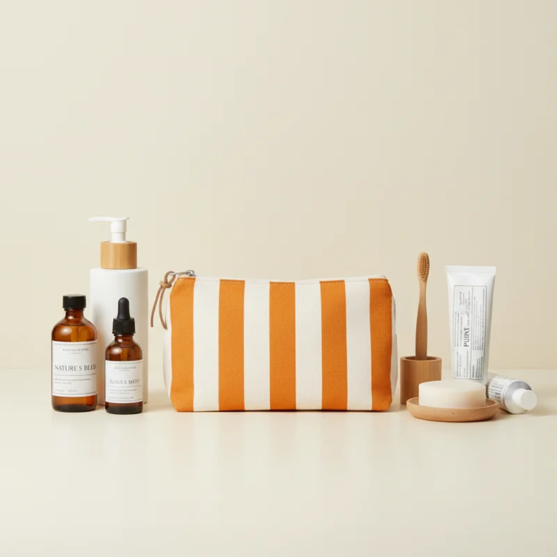 

Сумка-органайзер из холщовой ткани для мелочей и косметики – Экологичный портативный органайзер для аксессуаров