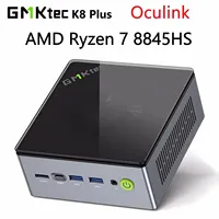 GMKtec K8 Plus AMD Ryzen 7 8845HS Oculink MINI PC WIFI6 BT5.2 Windows 11 Pro DDR5 5600Mhz PCIe4.0 SSD Desktop Gamer Computer