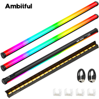 AMBITFUL A2 plus 2500K-8500K RGB Tube Light Full Color LED Video Stick Light ，CRI 95+ TLCI 97 +，Built-in Lithium Battery Control