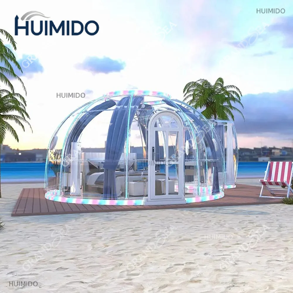 Tenda a Bolla di Lusso per Glamping, Stanza Stellata, Tenda a Cupola Trasparente per Resort, Hotel,