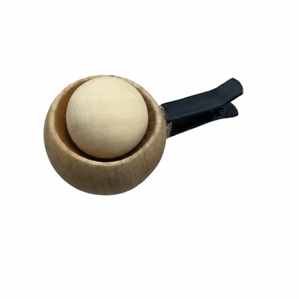 Diffuseur d'air frais pour voiture fait à la main en noyer noir naturel, mini taille, diffuseur d'hu