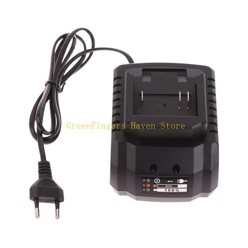 F68D Slide In Battery Dock Chargers AC100-240V European Two-Pin Power Plug for 21V